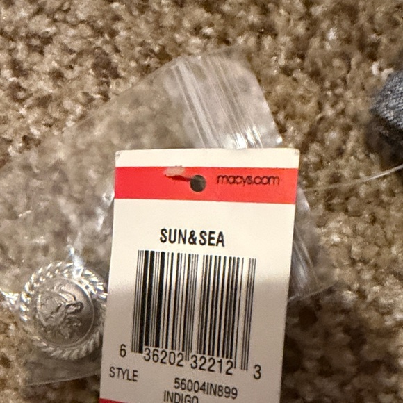 INC International Concepts Gray Ruffle Button-Up Top - Picture 4 of 4